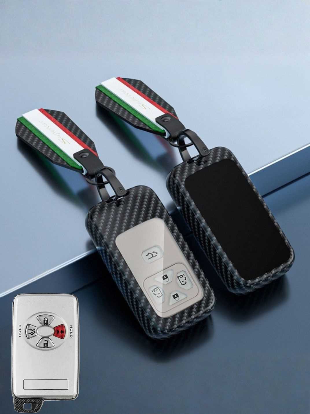 Visible Button Toyota Key Protector Shell
