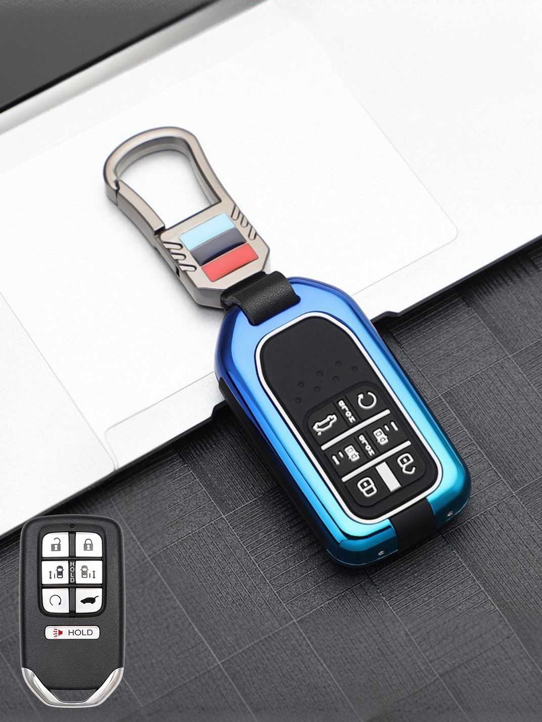 Luxury Colored Alloy Honda Key Fob Case