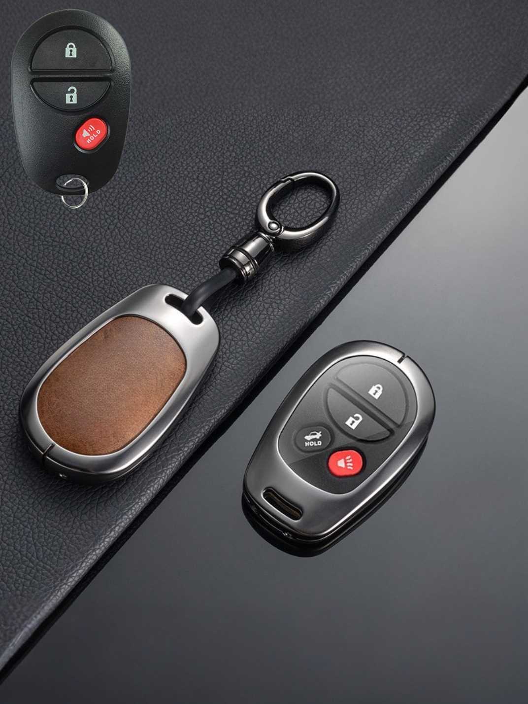 Premium Genuine Leather Toyota Key Cover