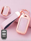 Honda Key Fob Cover with Leather & Metal Frame