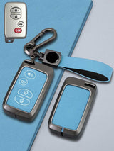 Toyota Key Genuine Leather & Metal Frame