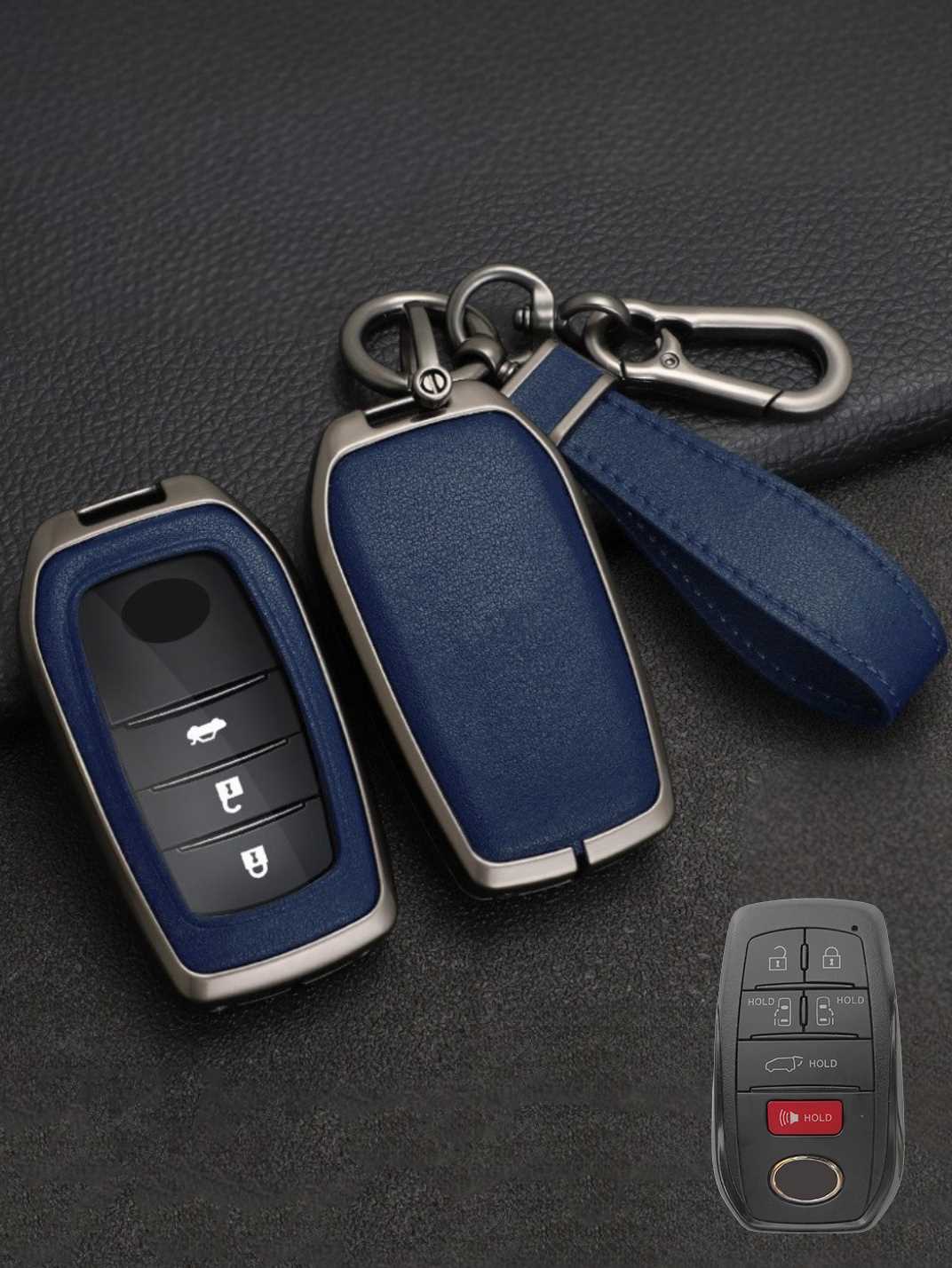 Premium Visible-Button Toyota Key Shell