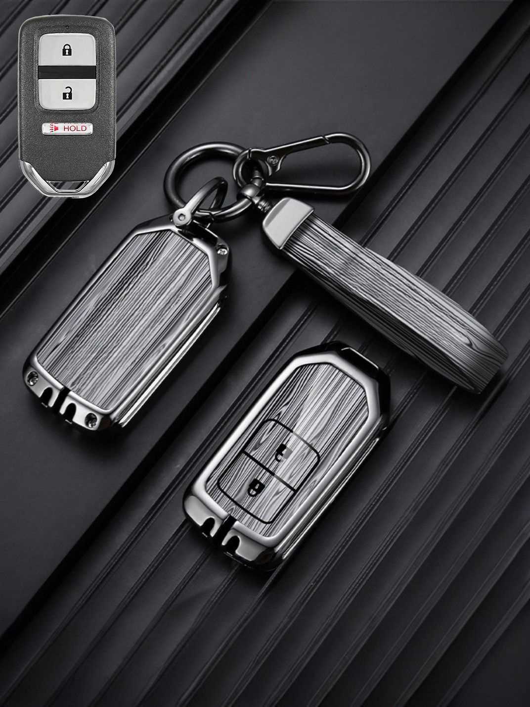 Heavy-Duty Zinc Alloy Honda Key Fob Cover