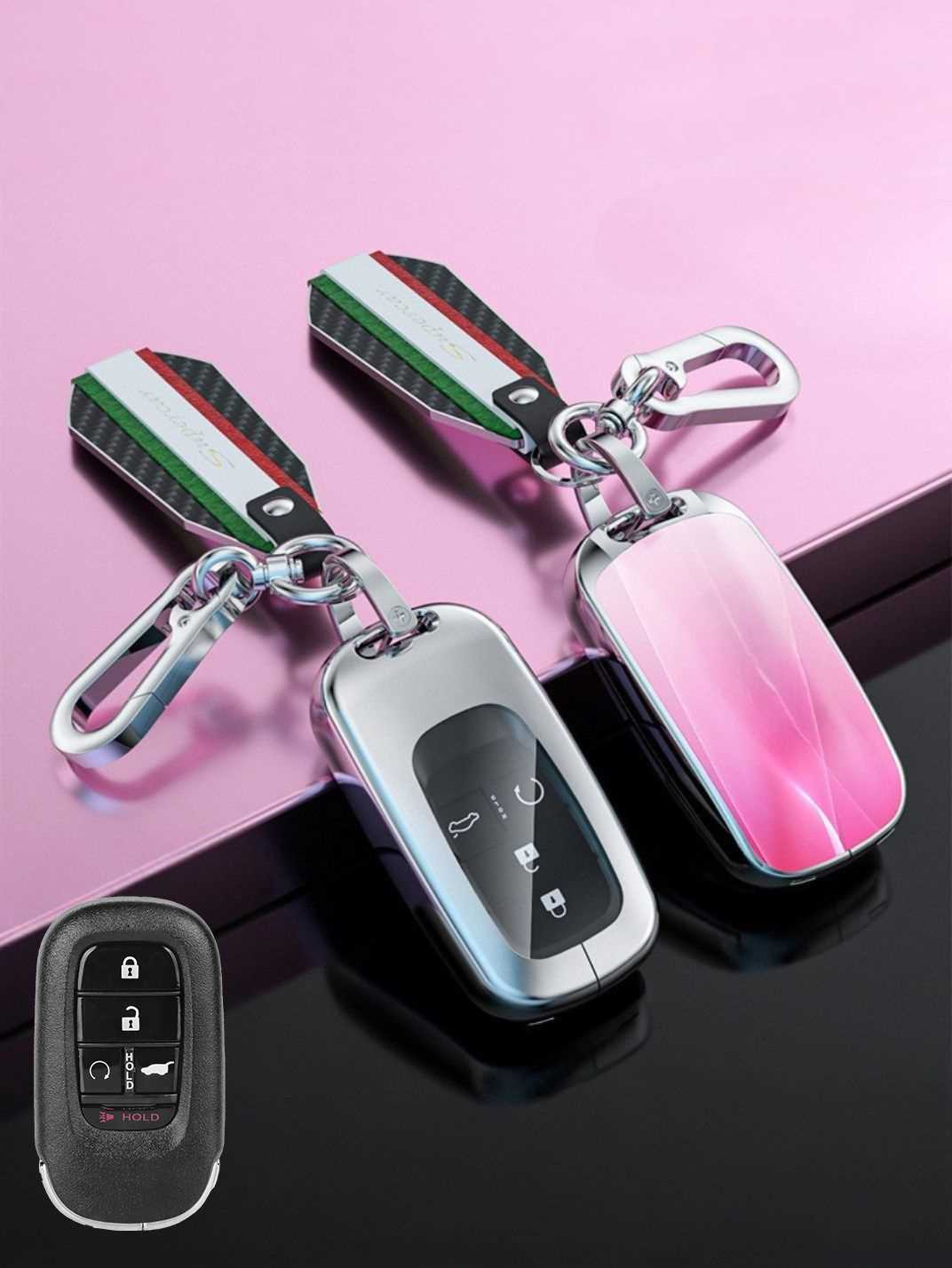 Visible Button Honda Key Protector Shell