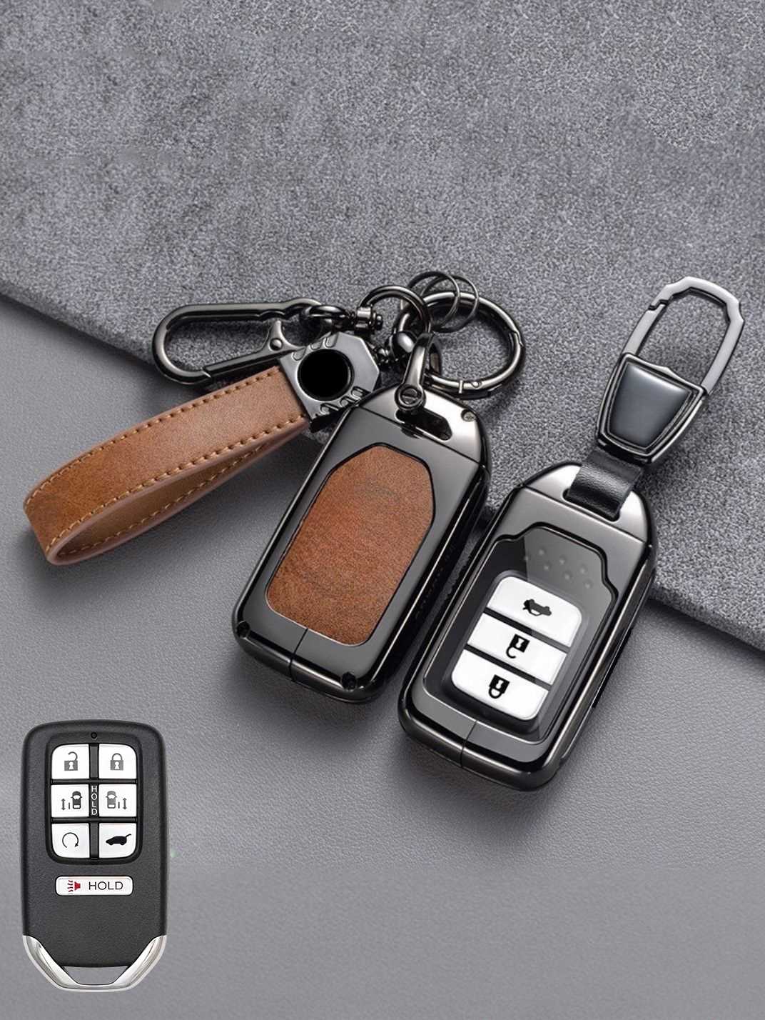 Premium Visible-Button Honda Key Shell