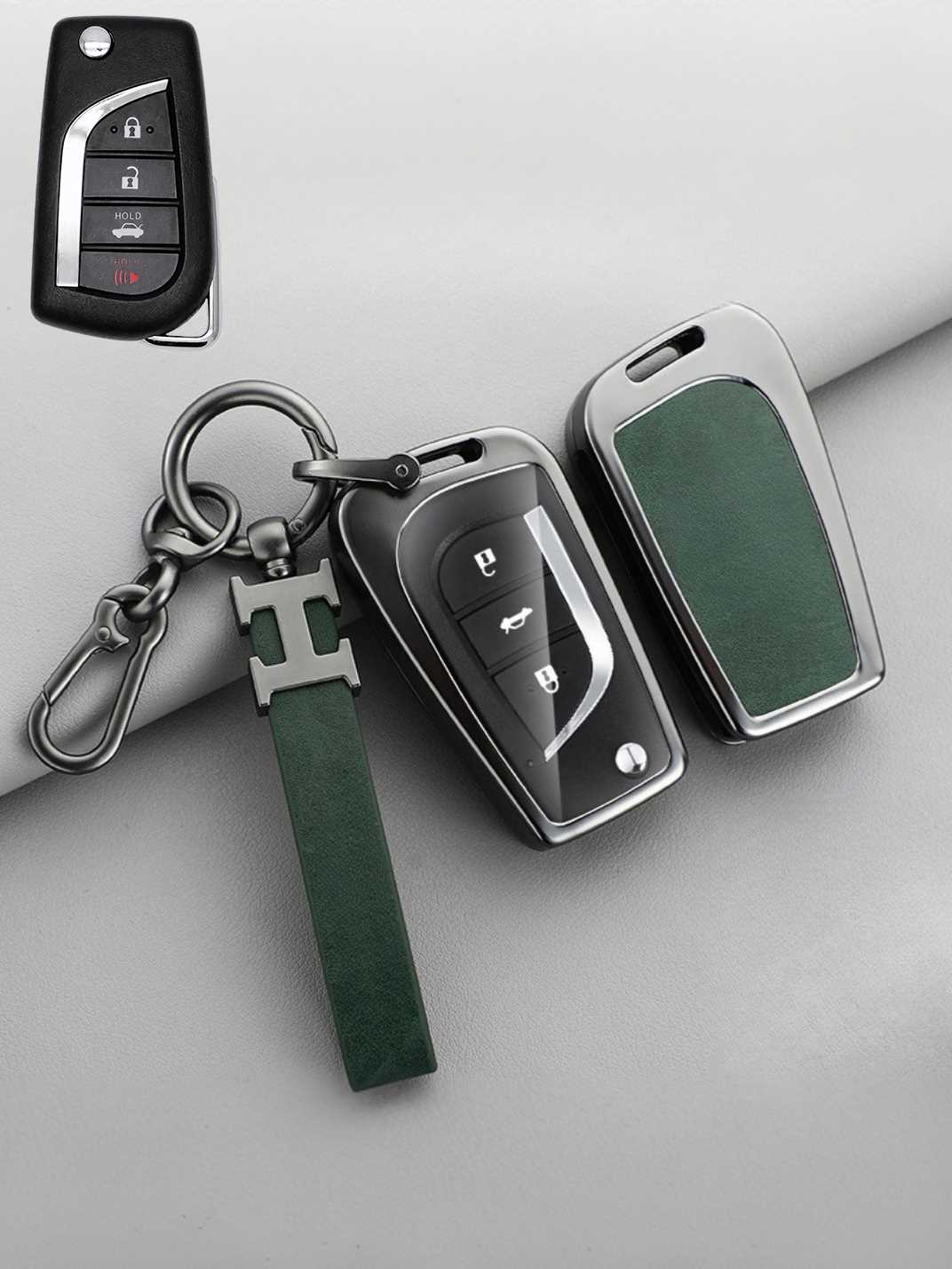 Premium Visible-Button Toyota Key Shell