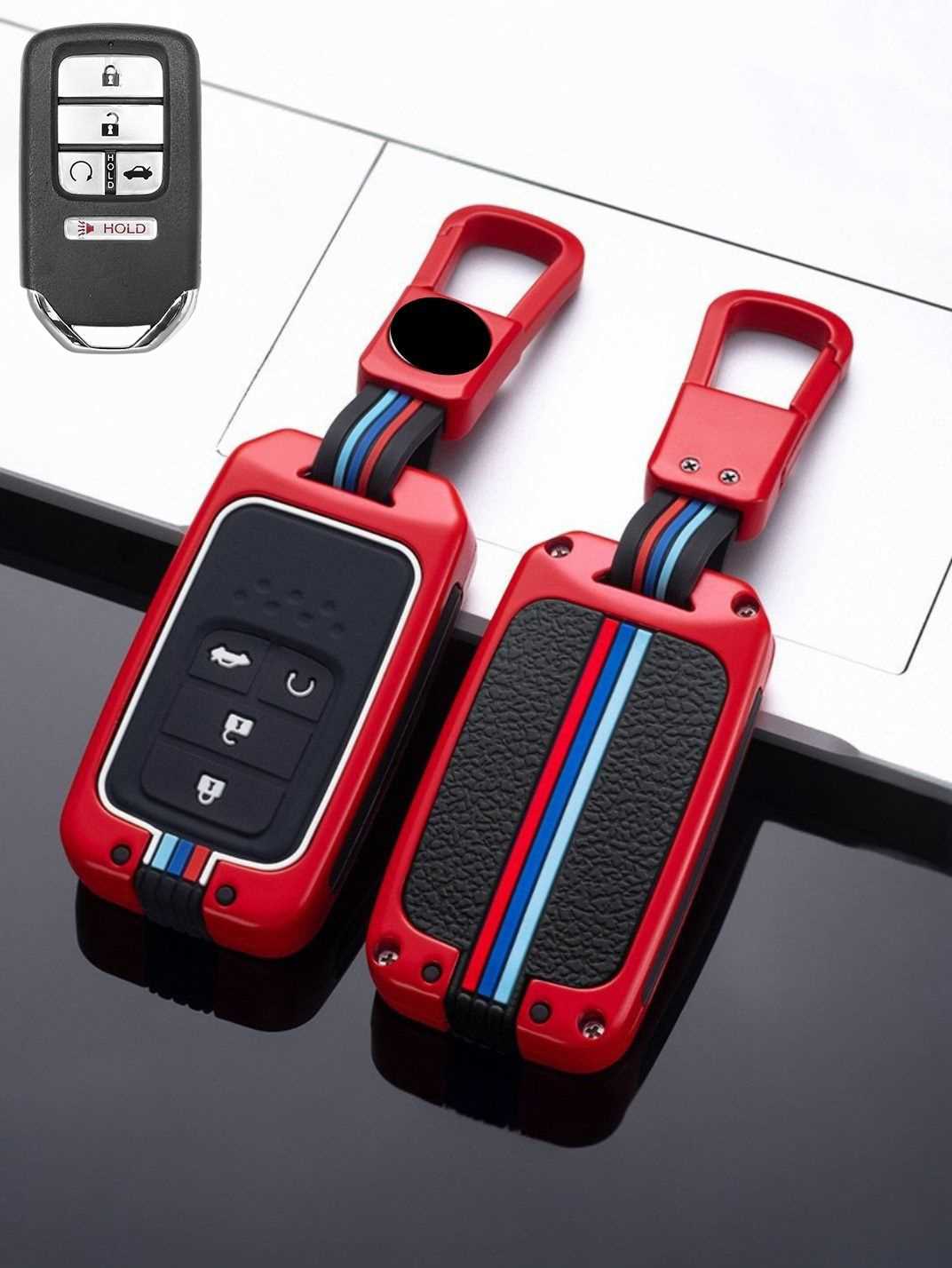 Luxury Colored Alloy Honda Key Fob Case