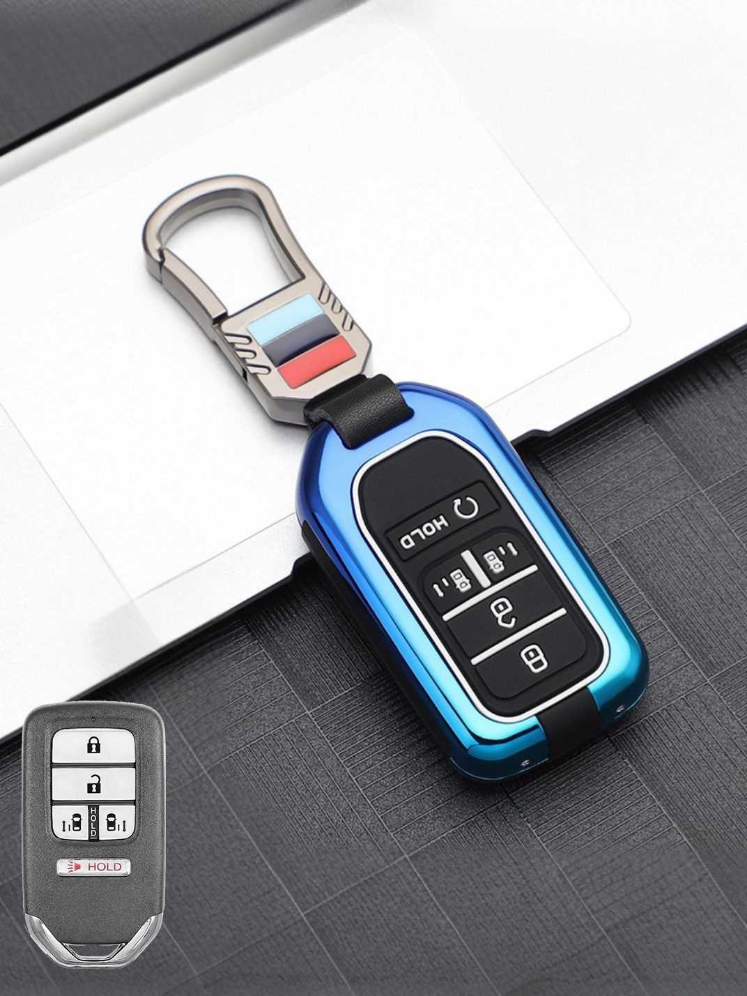 Luxury Colored Alloy Honda Key Fob Case