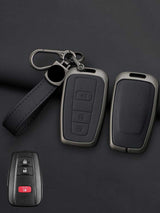 Toyota Key Genuine Leather & Metal Frame