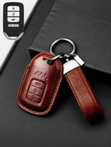 Premium Genuine Leather Honda Key Cover