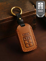 Premium Genuine Leather Honda Key Cover