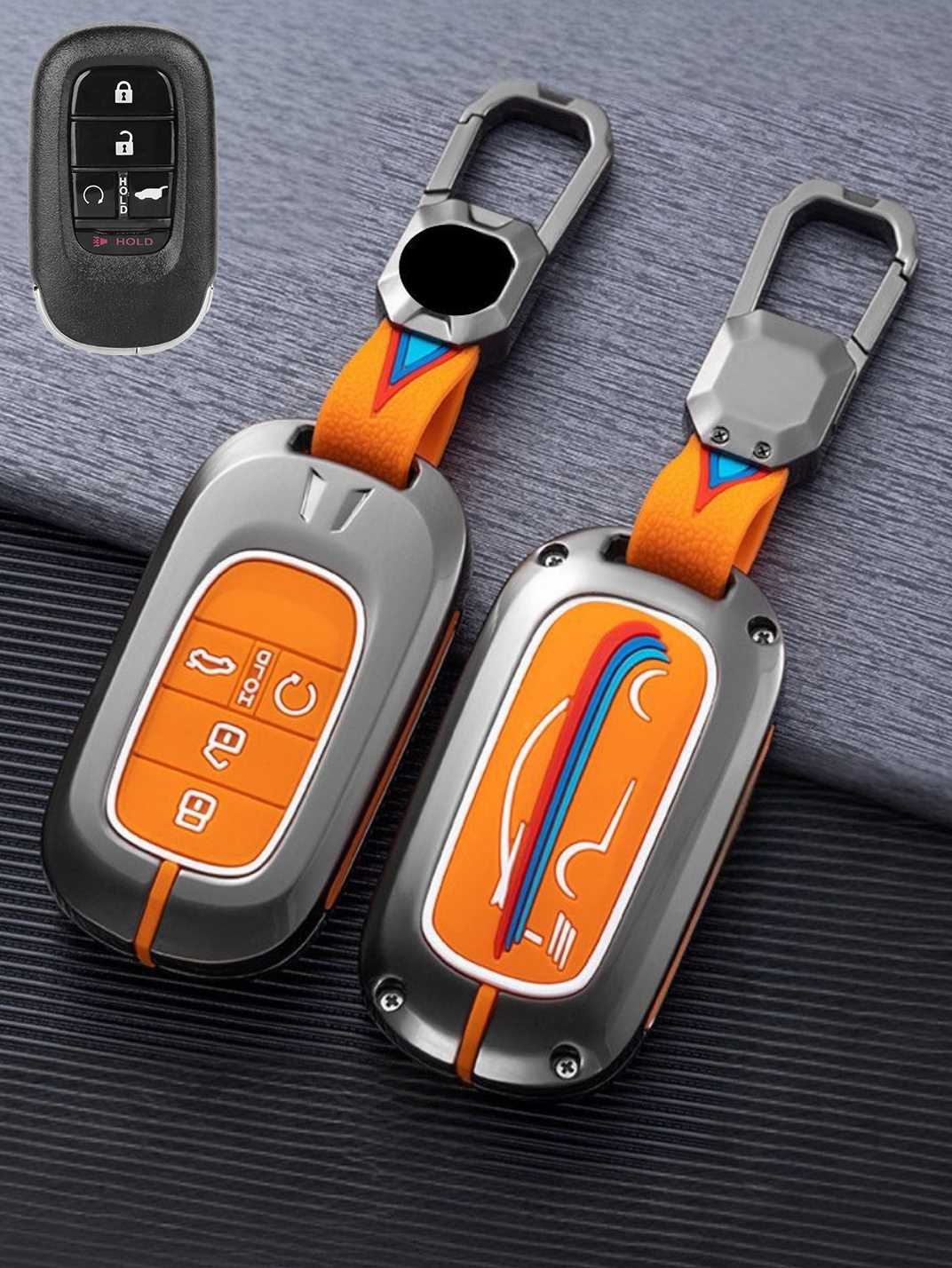 Luxury Colored Alloy Honda Key Fob Case