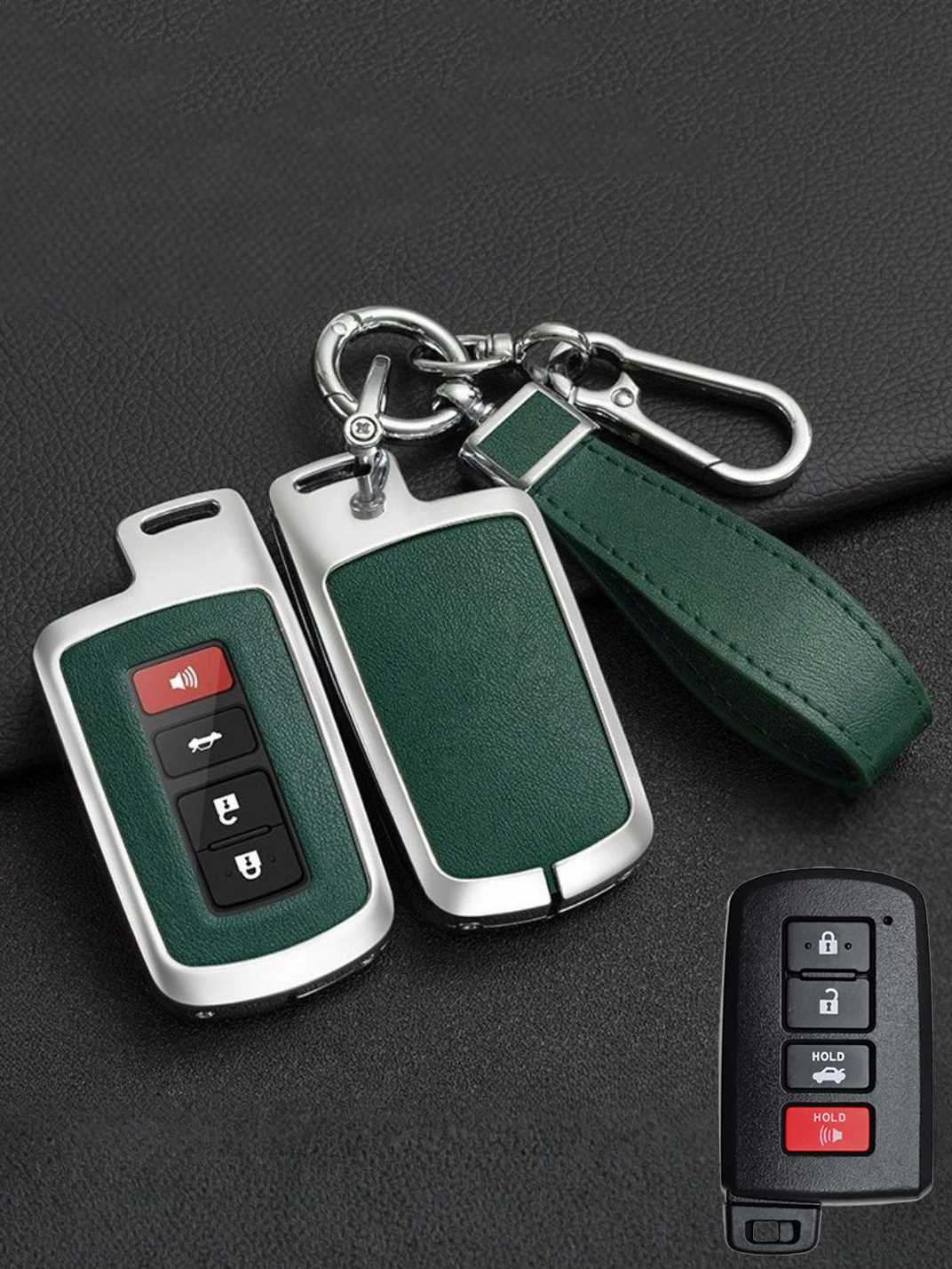 Premium Visible-Button Toyota Key Shell