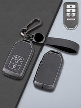 Honda Key Genuine Leather & Metal Frame