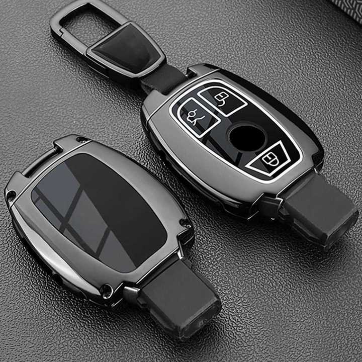 Heavy-Duty Zinc Alloy Mercedes Key Fob Cover