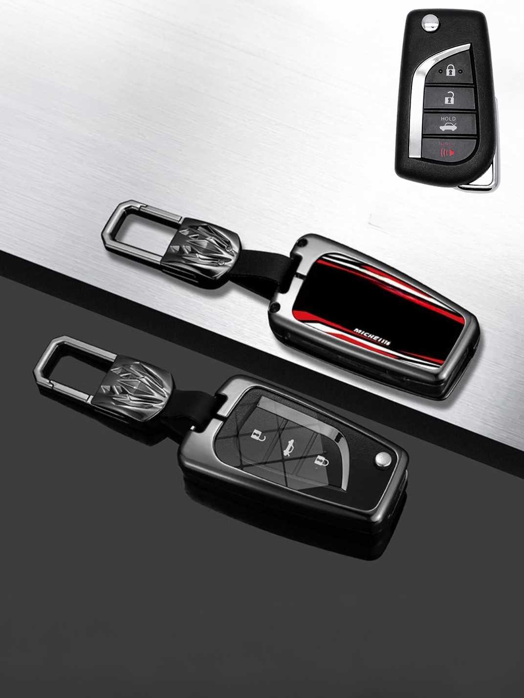 Visible Button Toyota Key Protector Shell