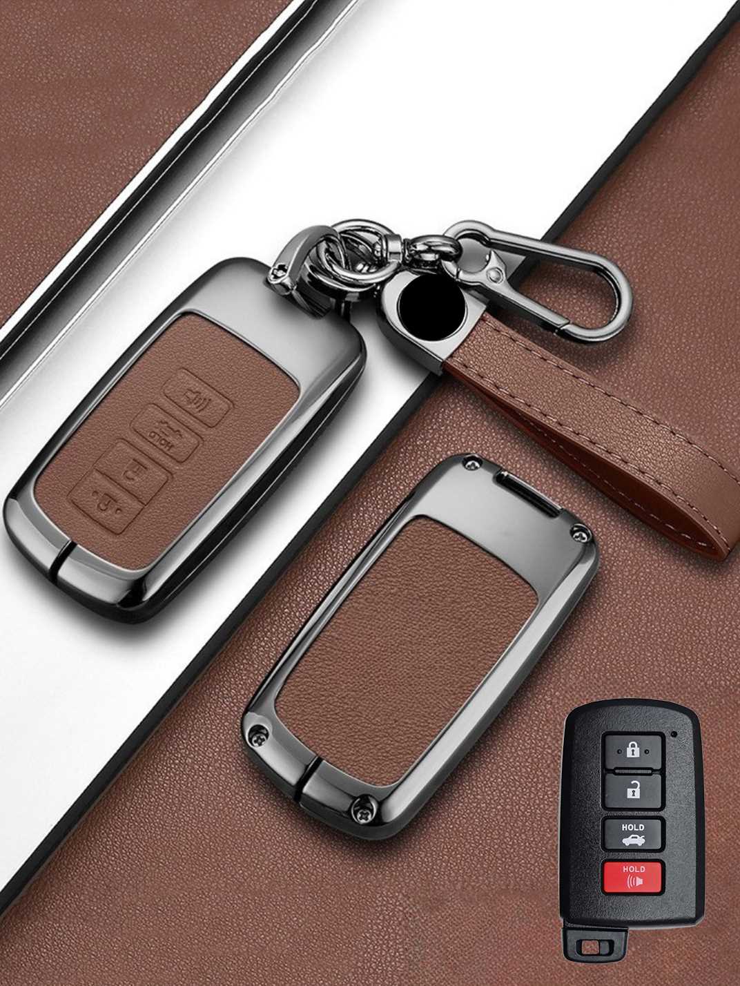 Premium Genuine Leather Toyota Key Cover
