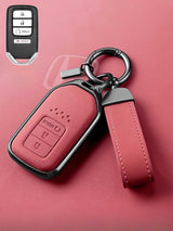 Premium Genuine Leather Honda Key Cover