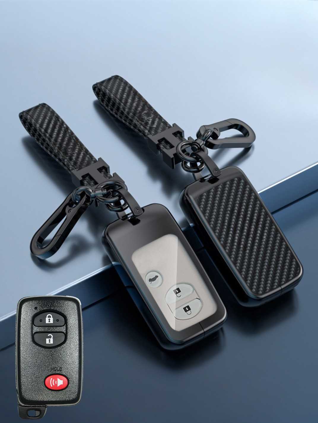 Visible Button Toyota Key Protector Shell