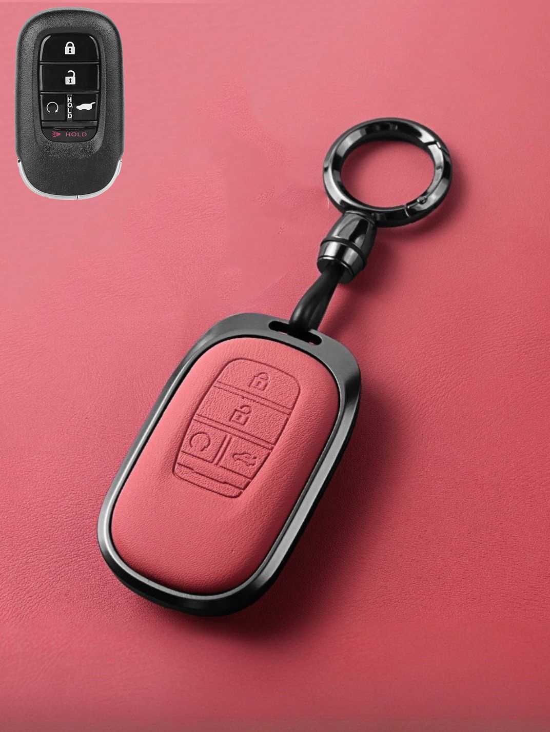 Premium Genuine Leather Honda Key Cover