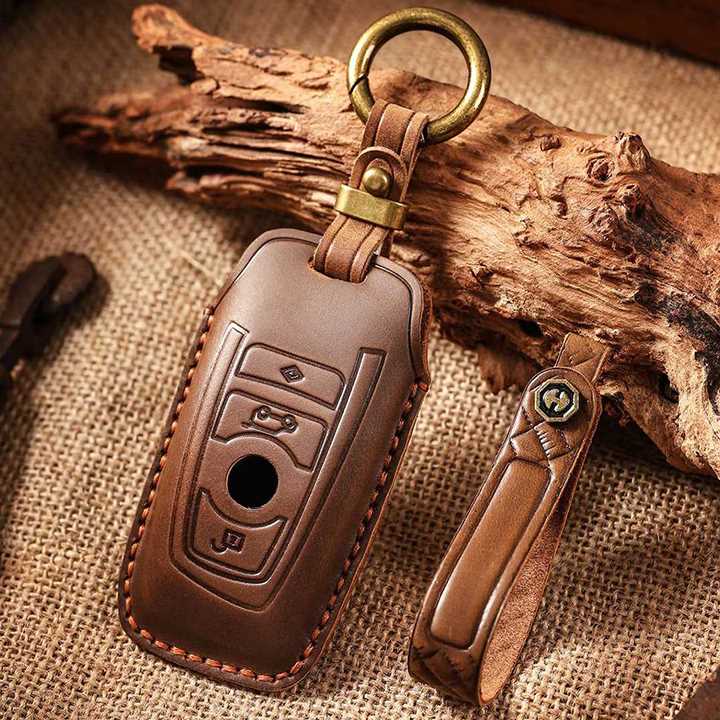 Premium Genuine Leather BMW Key Cover