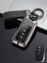 Vintage Leather Metal Alloy Lexus Key Cover