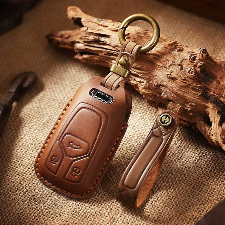 Premium Genuine Leather Audi Key Cover
