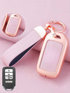 Honda Key Fob Cover with Leather & Metal Frame