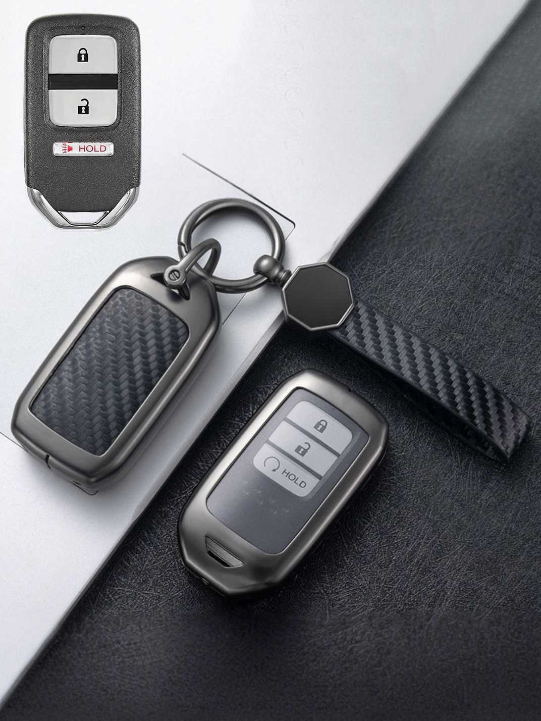 Visible Button Honda Key Protector Shell