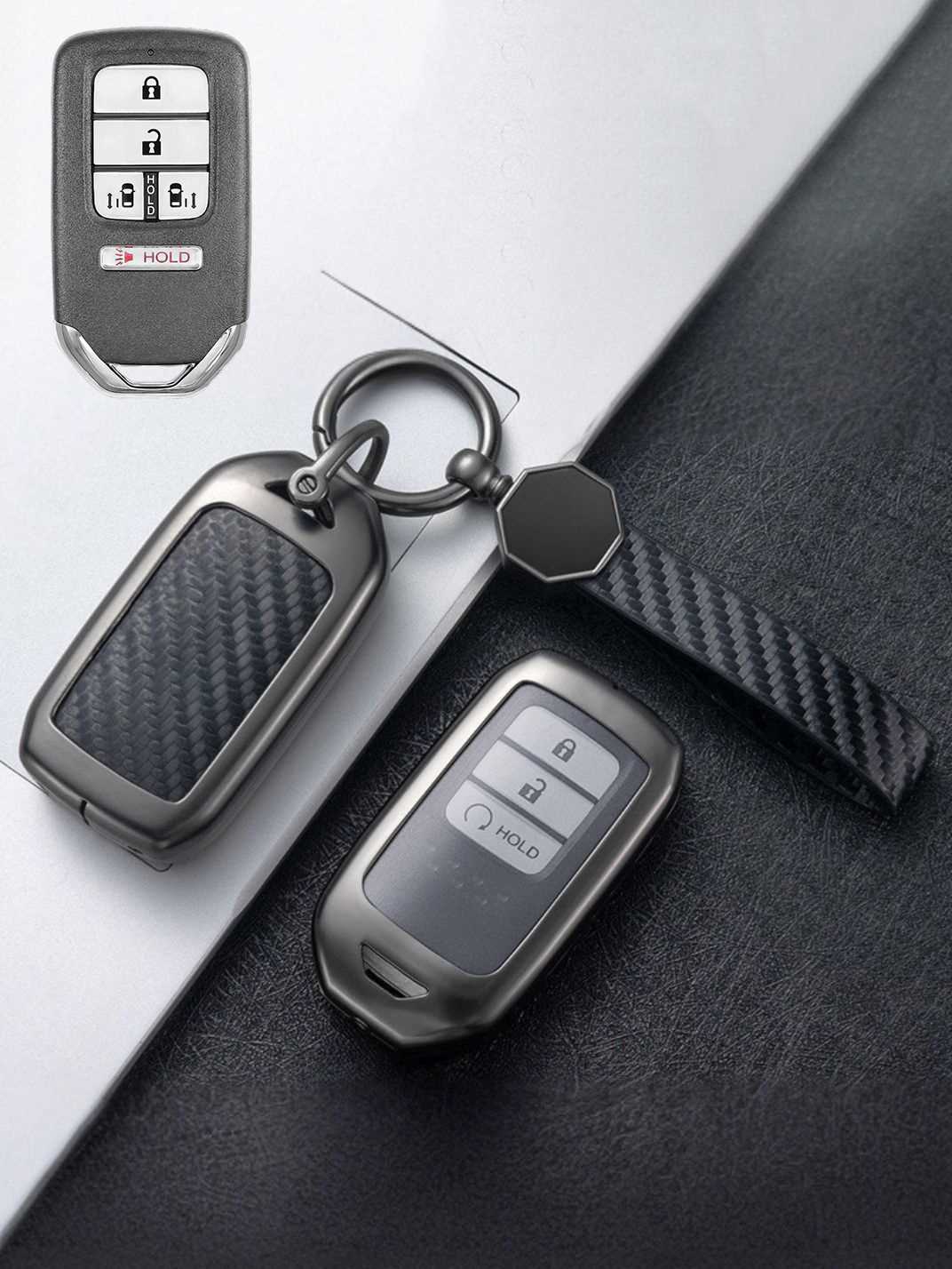 Visible Button Honda Key Protector Shell