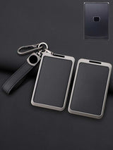 Honda Key Genuine Leather & Metal Frame