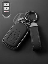 Premium Genuine Leather Honda Key Cover