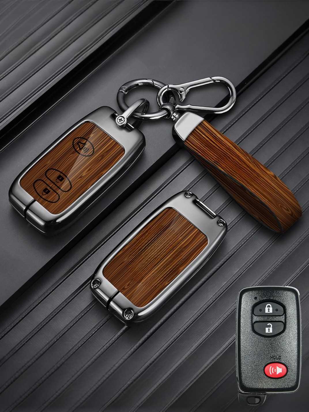 Heavy-Duty Zinc Alloy Toyota Key Fob Cover