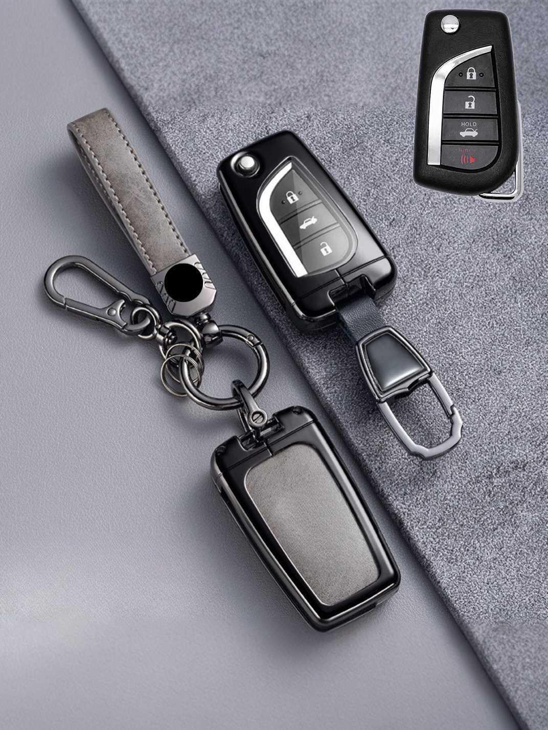 Premium Visible-Button Toyota Key Shell