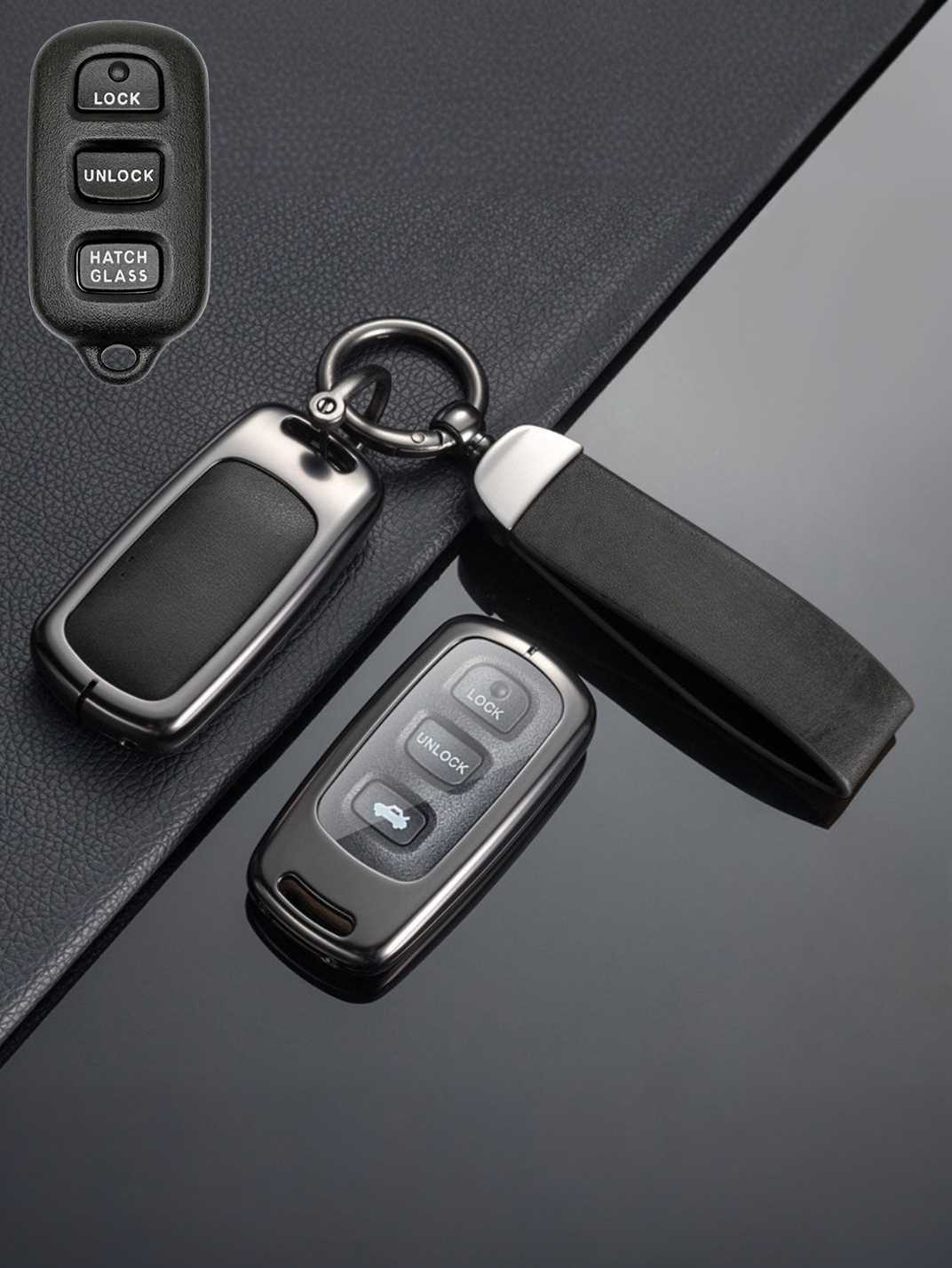 Premium Visible-Button Toyota Key Shell