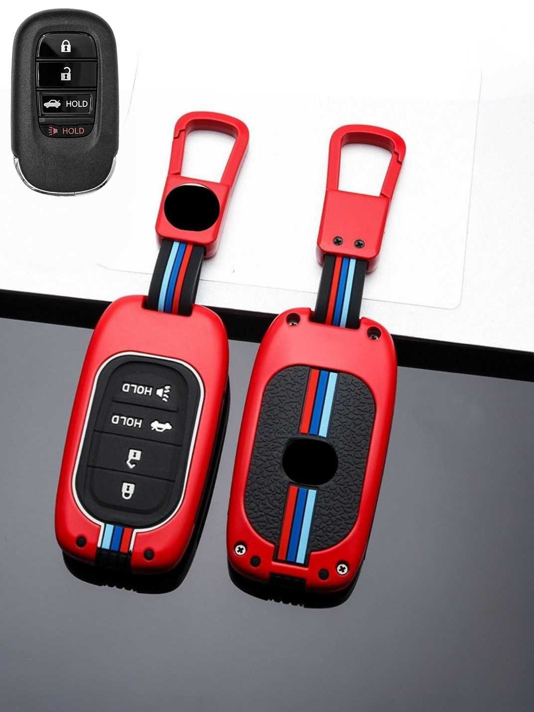 Luxury Colored Alloy Honda Key Fob Case