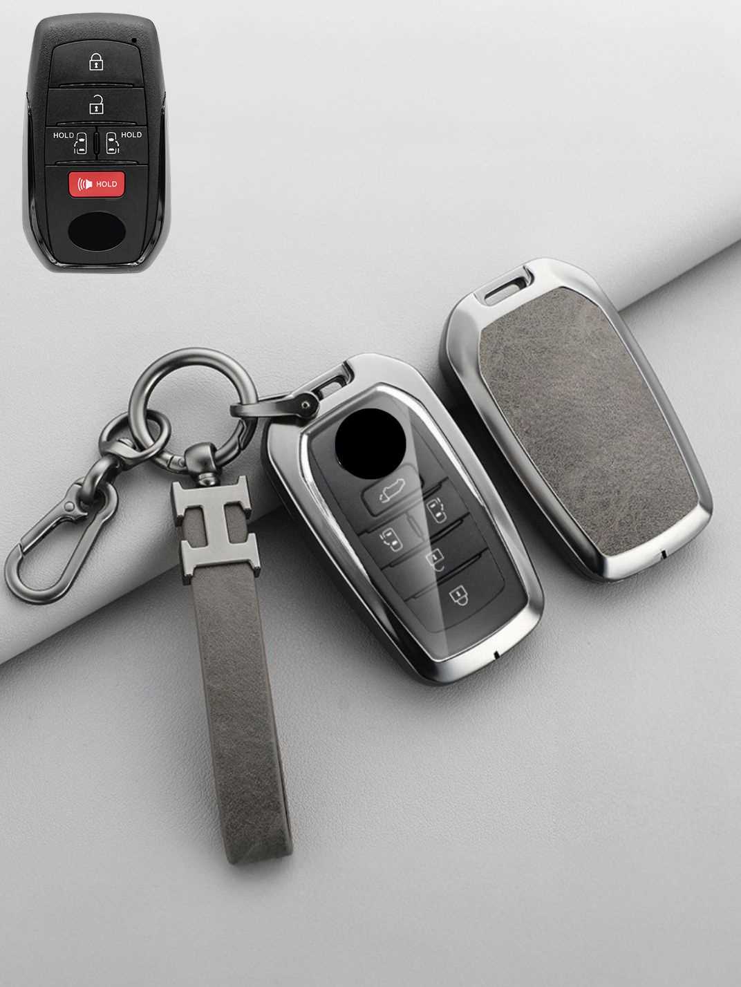 Premium Visible-Button Toyota Key Shell