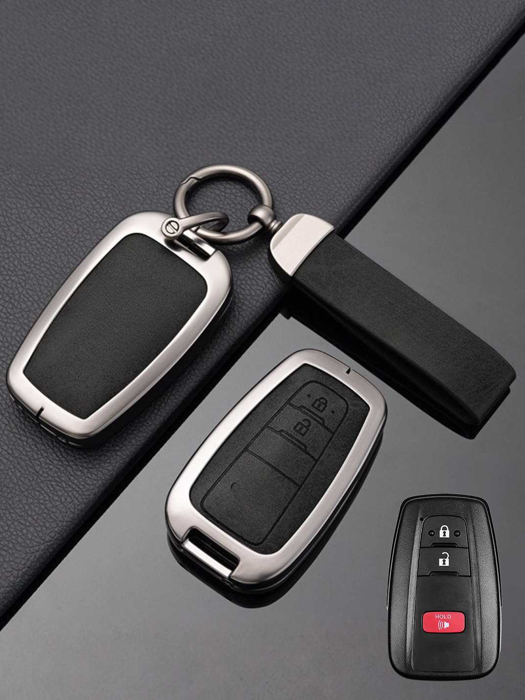 Premium Genuine Leather Toyota Key Cover
