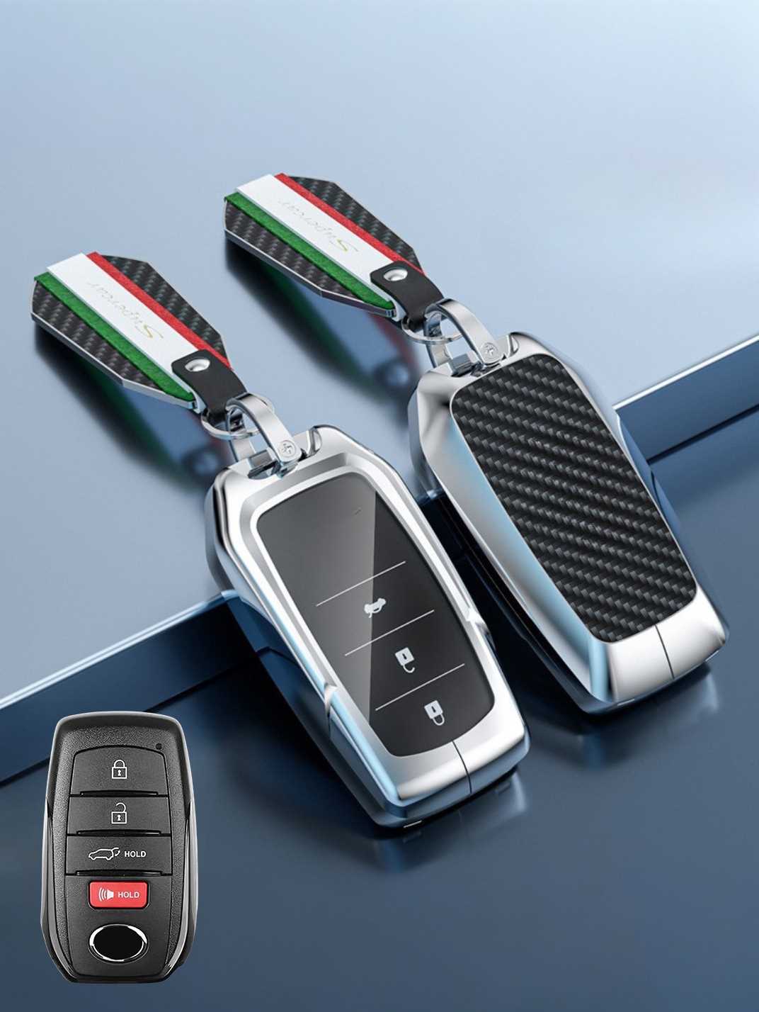 Visible Button Toyota Key Protector Shell