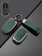 Honda Key Genuine Leather & Metal Frame