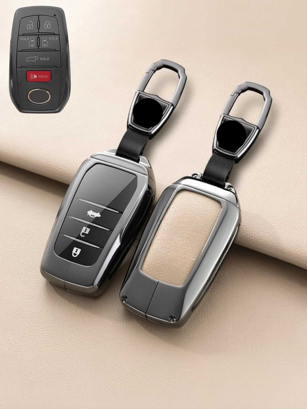 Premium Visible-Button Toyota Key Shell