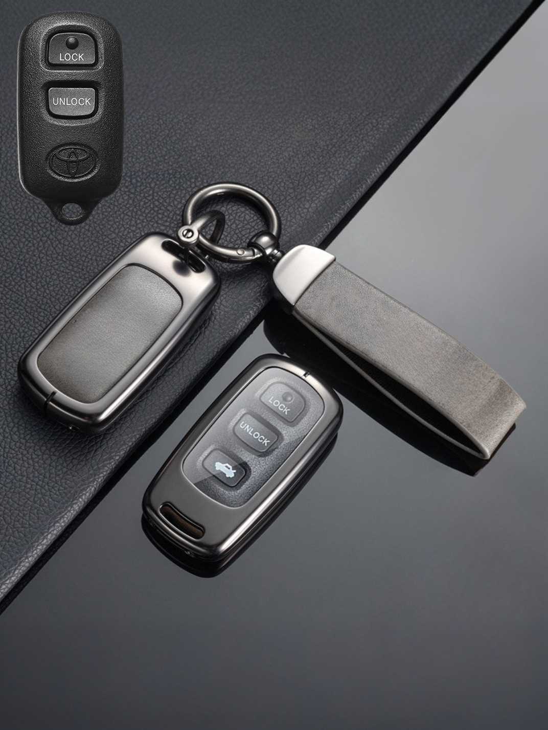 Premium Visible-Button Toyota Key Shell