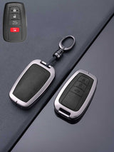 Toyota Key Genuine Leather & Metal Frame