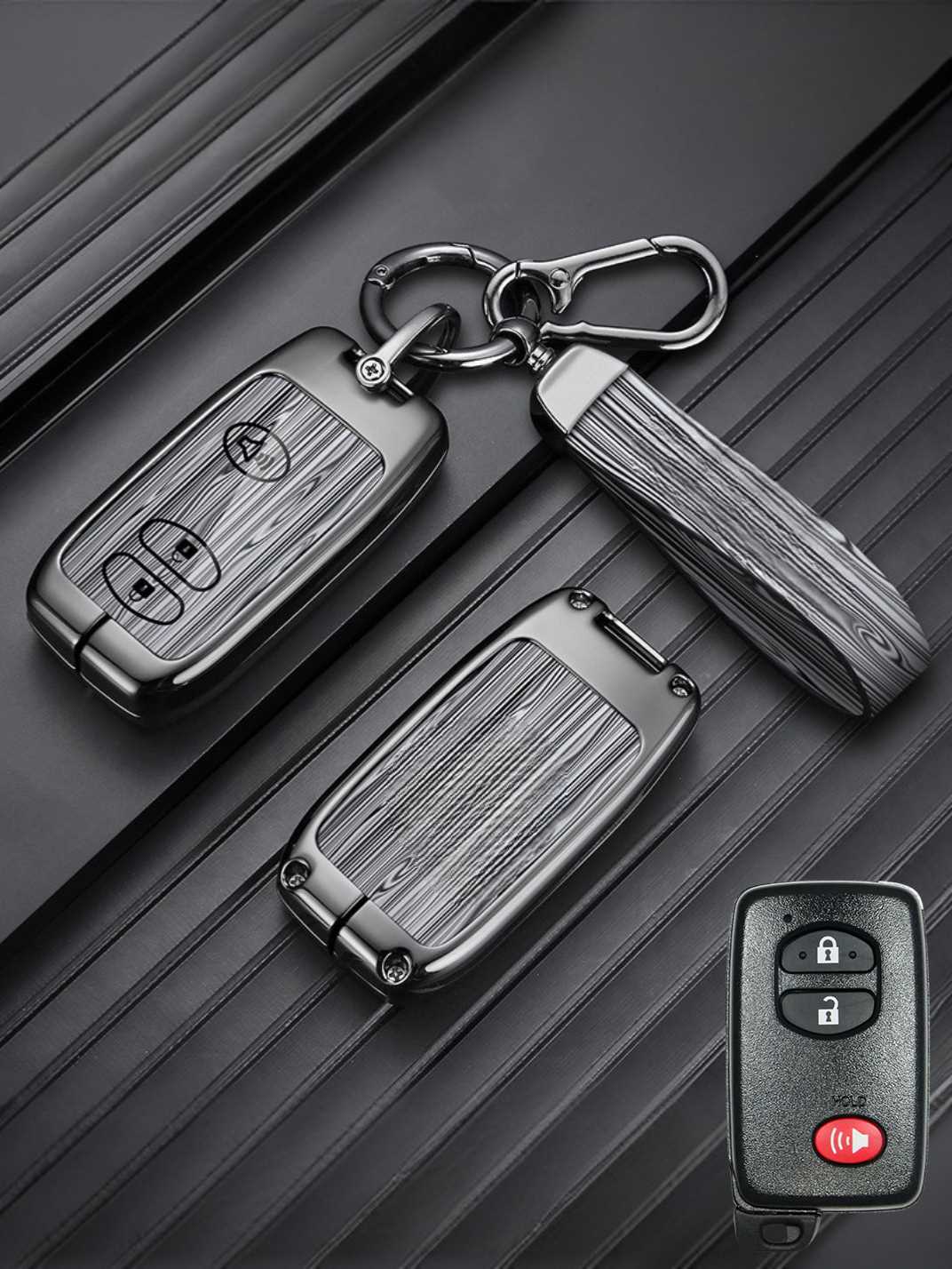 Heavy-Duty Zinc Alloy Toyota Key Fob Cover