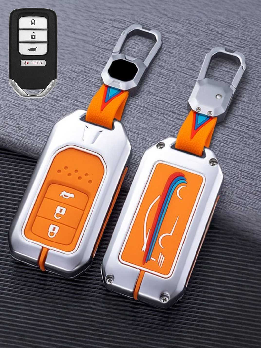 Luxury Colored Alloy Honda Key Fob Case