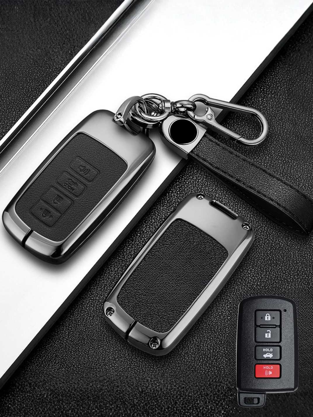 Premium Genuine Leather Toyota Key Cover