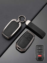 Toyota Key Genuine Leather & Metal Frame
