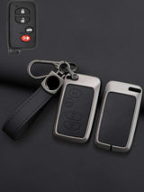 Toyota Key Genuine Leather & Metal Frame