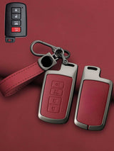 Toyota Key Genuine Leather & Metal Frame