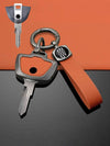 BMW Motorcycle Key Genuine Leather & Metal Frame